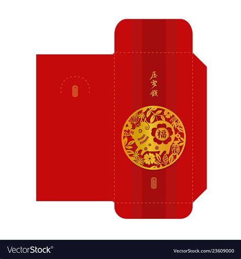 Printable Chinese Red Envelope Template